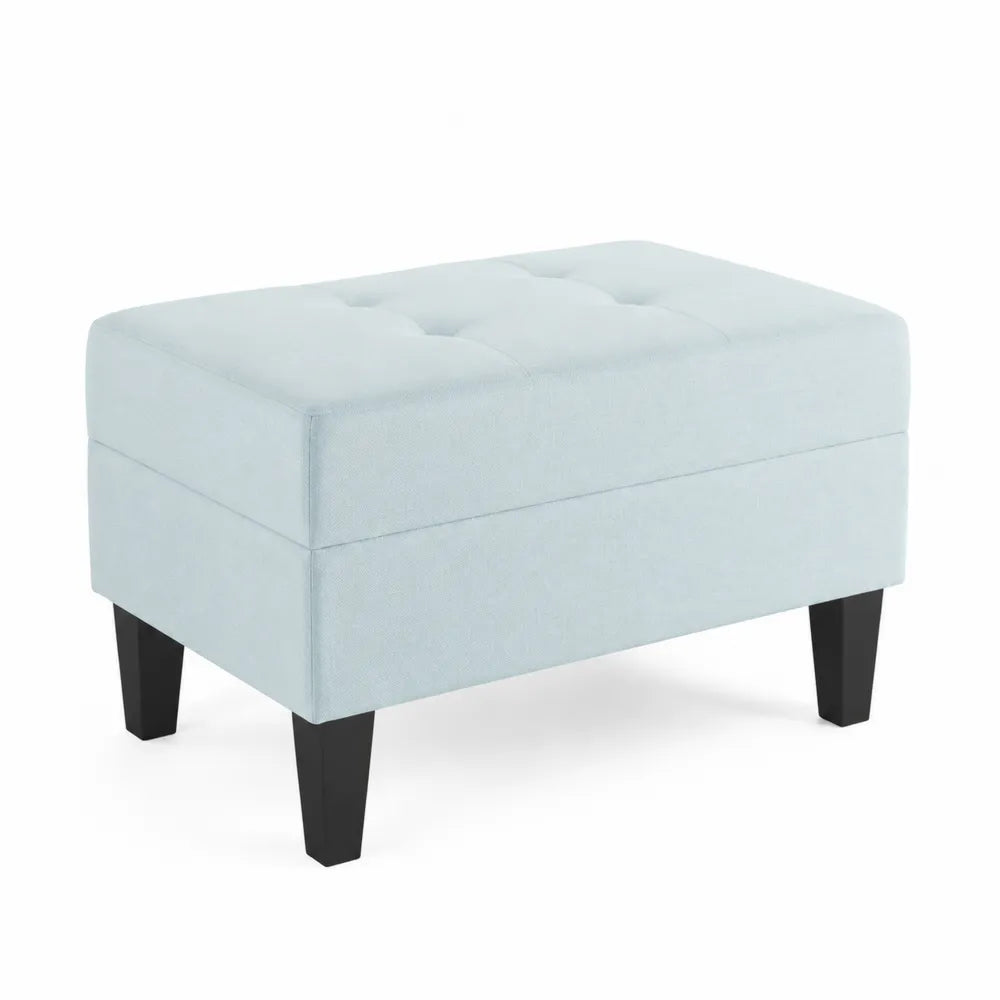 Banc en tissu Polyester Bleu Clair 80x40x45 cm